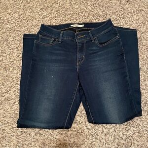Dark buttery soft Levi’s skinny jeans
